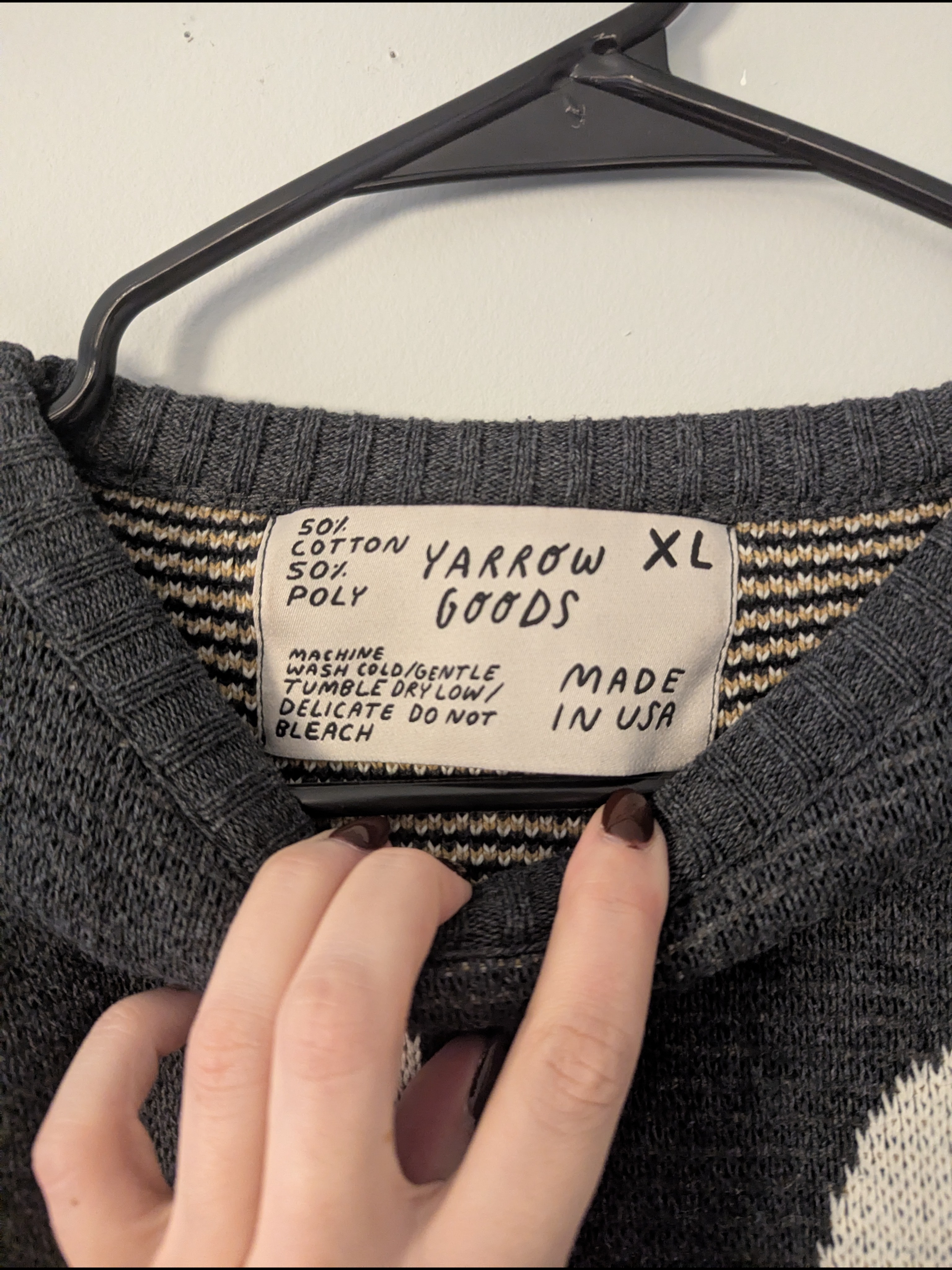 Yarrow Goods Cat Pattern Sweater — image 3 of 4